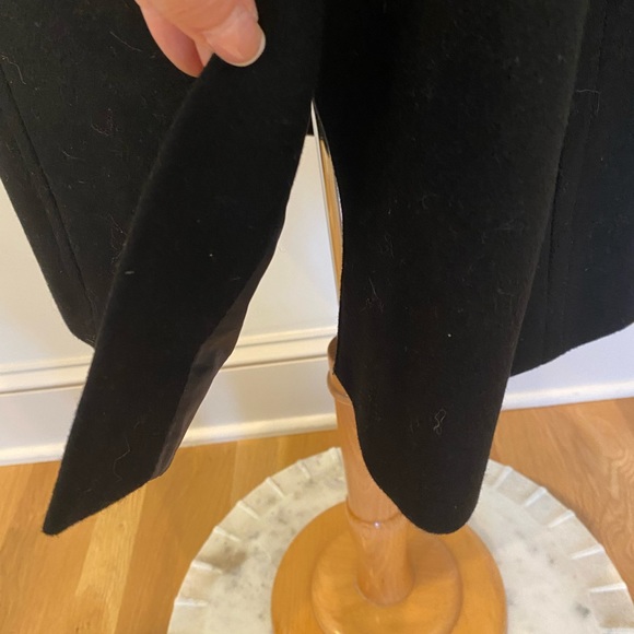 MiCHAEL Michael Kors Womens Black Coat w Gold Buttons / Belted / Size 12 - Picture 12 of 15